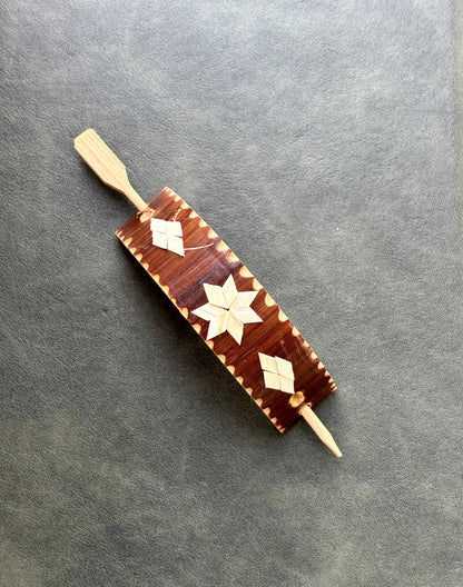Eco Bamboo Hair Slide Barrette