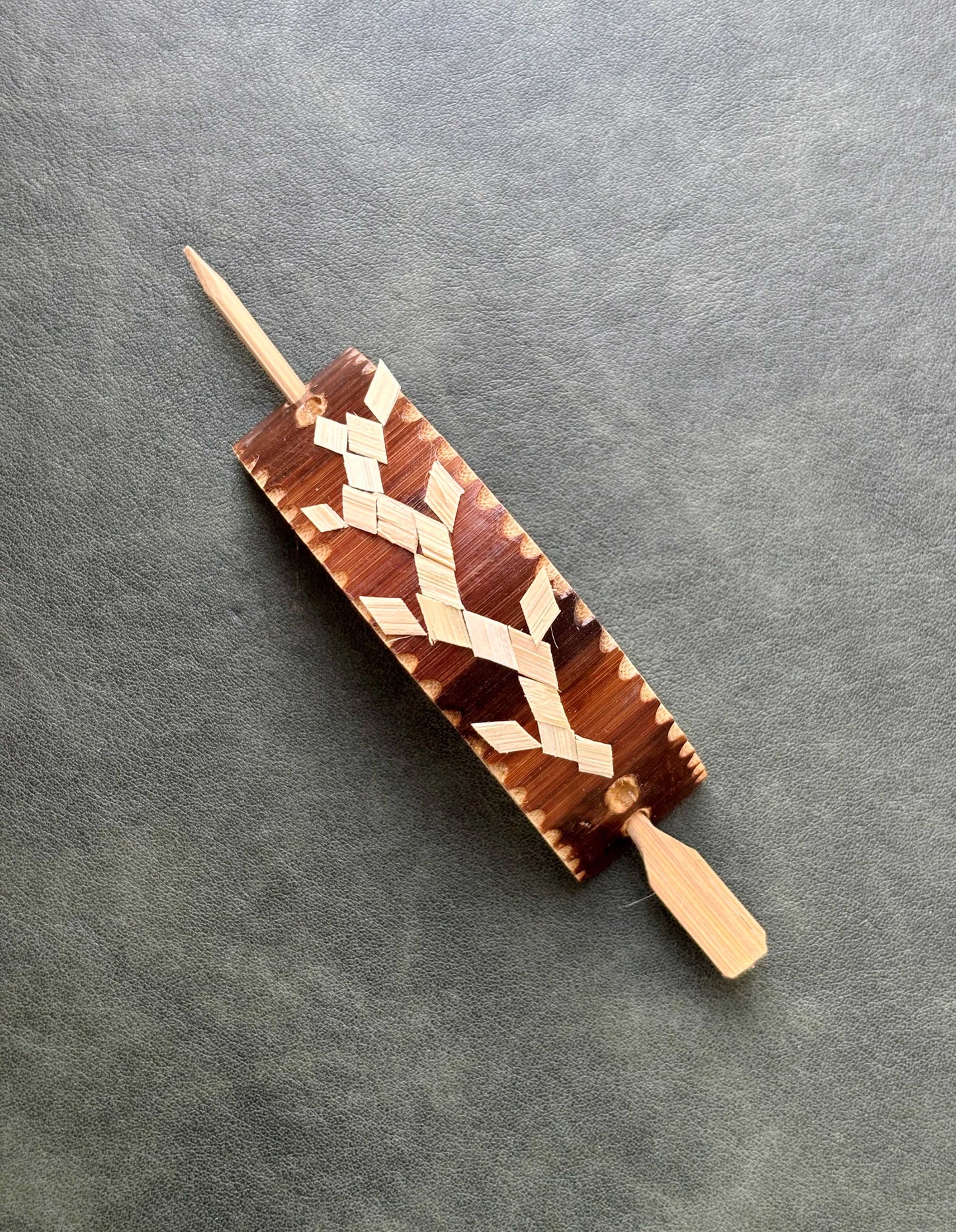 Eco Bamboo Hair Slide Barrette