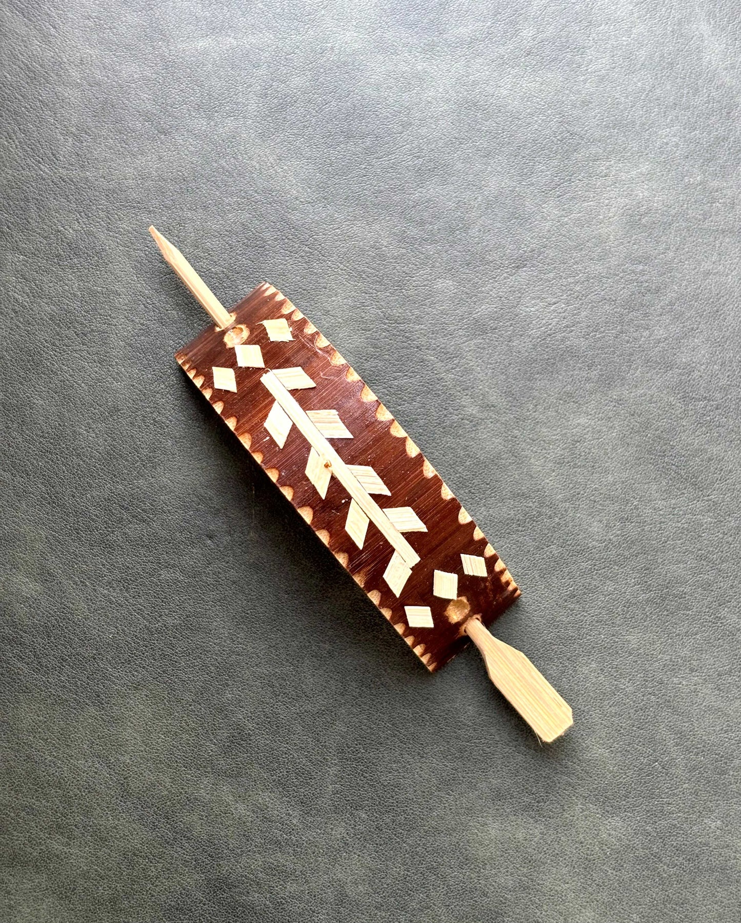 Eco Bamboo Hair Slide Barrette