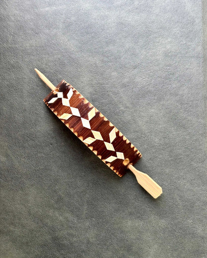 Eco Bamboo Hair Slide Barrette