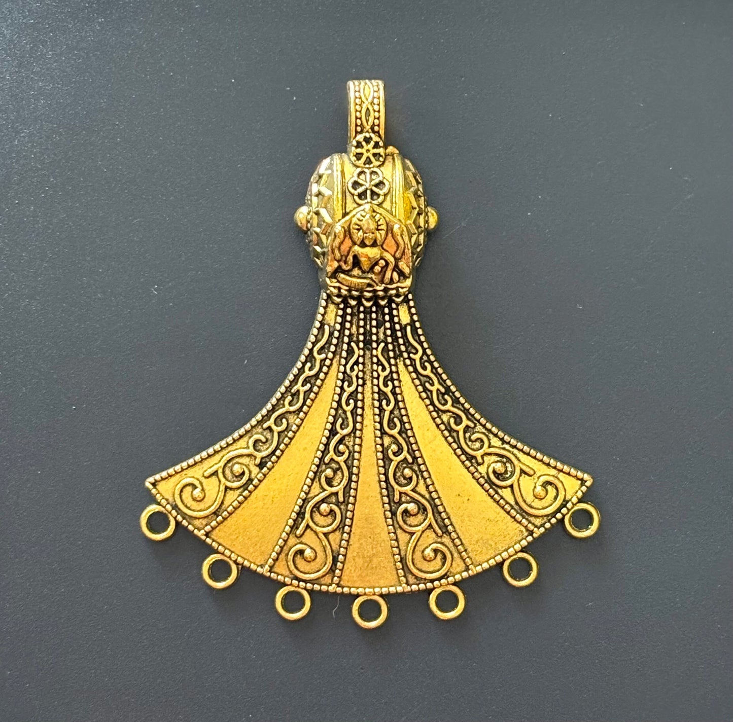 Ornate Idol Filigree Pendant