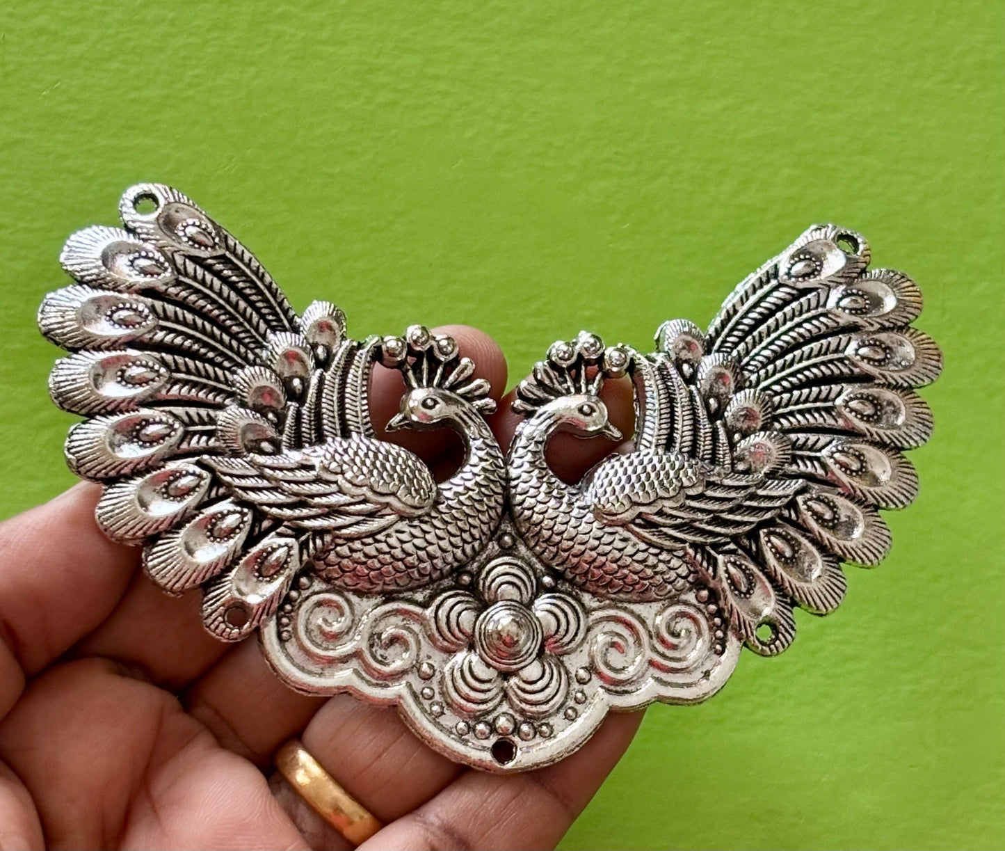 Exquisite Peacock Metal Pendant