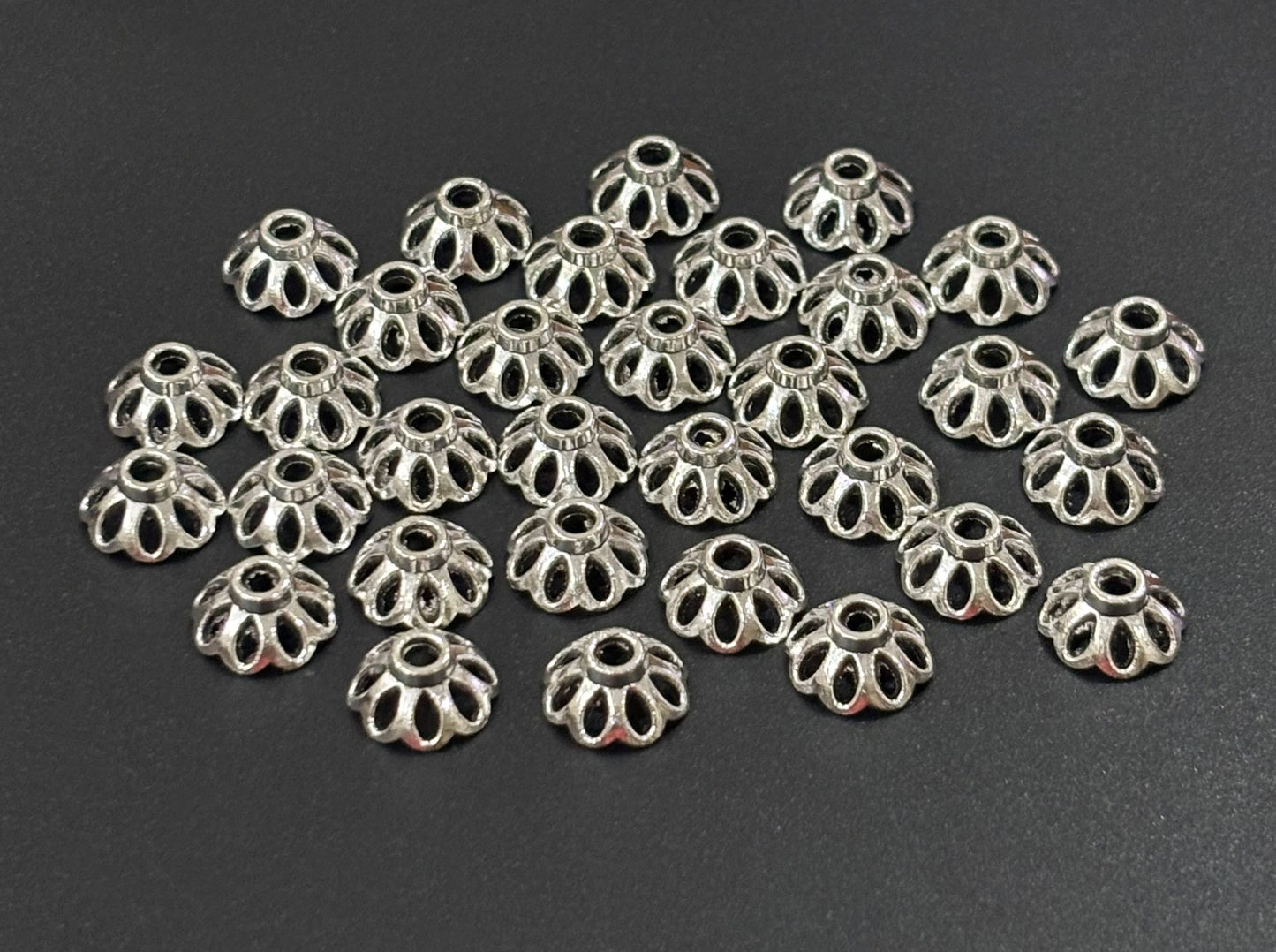 Ornate Filigree Bead Caps