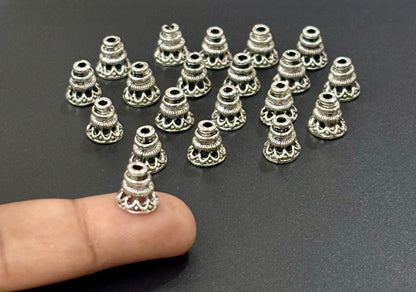Tiered Cone Bead Caps