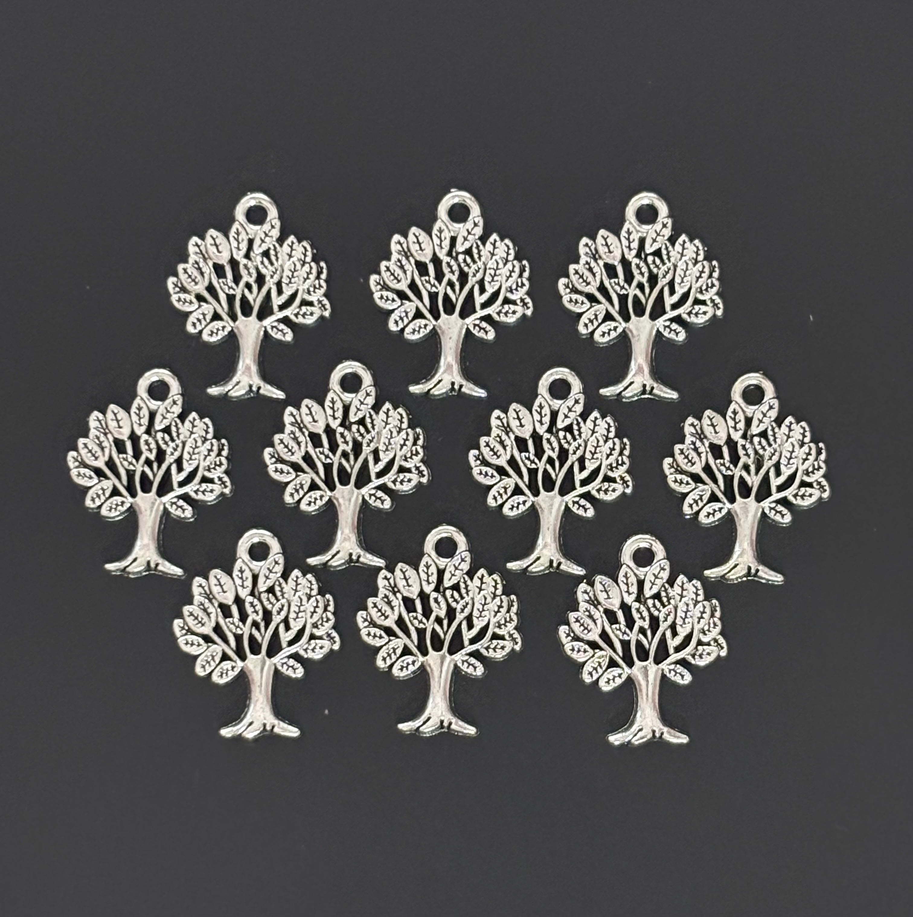 Silver Tree of Life Charms