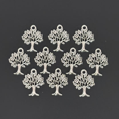 Silver Tree of Life Charms