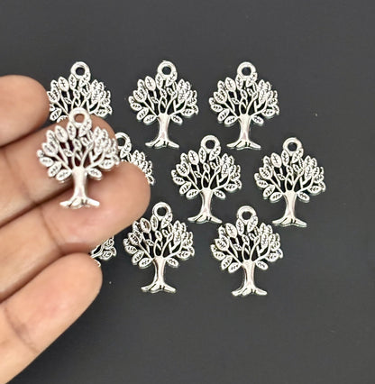 Silver Tree of Life Charms
