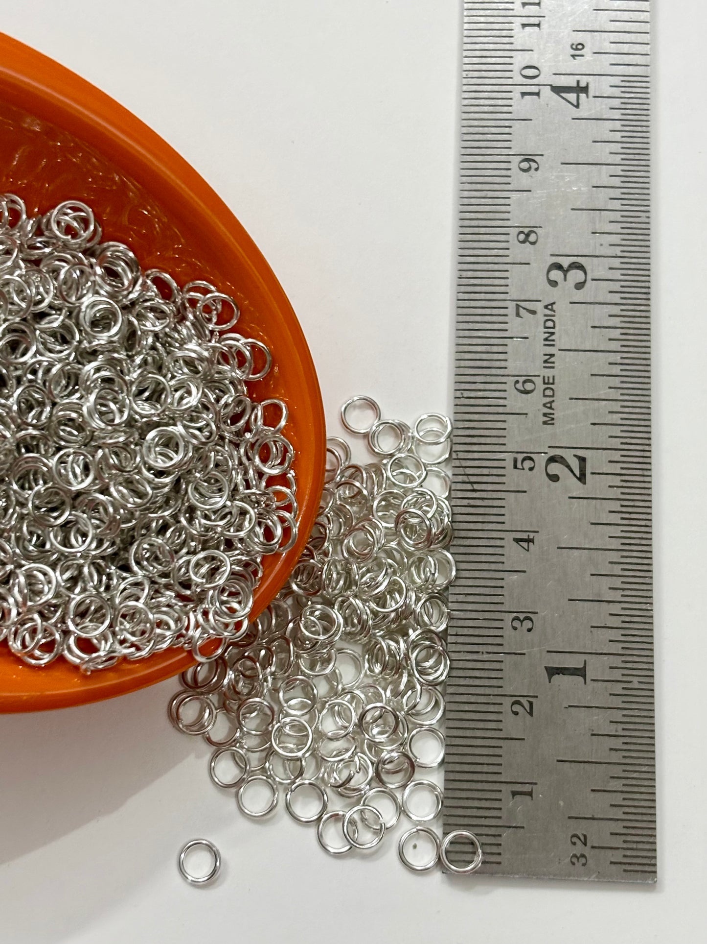 Silver Jump Rings 4MM - Small Jewelry Connectors