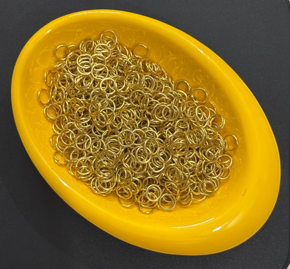 Gold Jump Rings 5MM - Small Jewelry Connectors