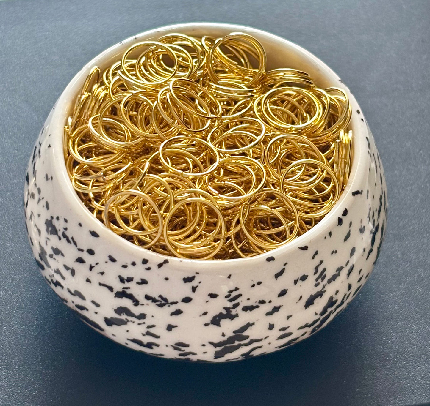 Gold Jump Rings 10MM - Large Jewelry Connectors for Bold Designs