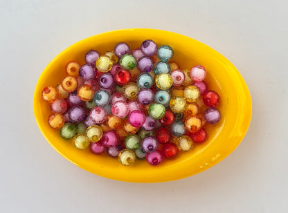 Translucent Round Colorful Beads