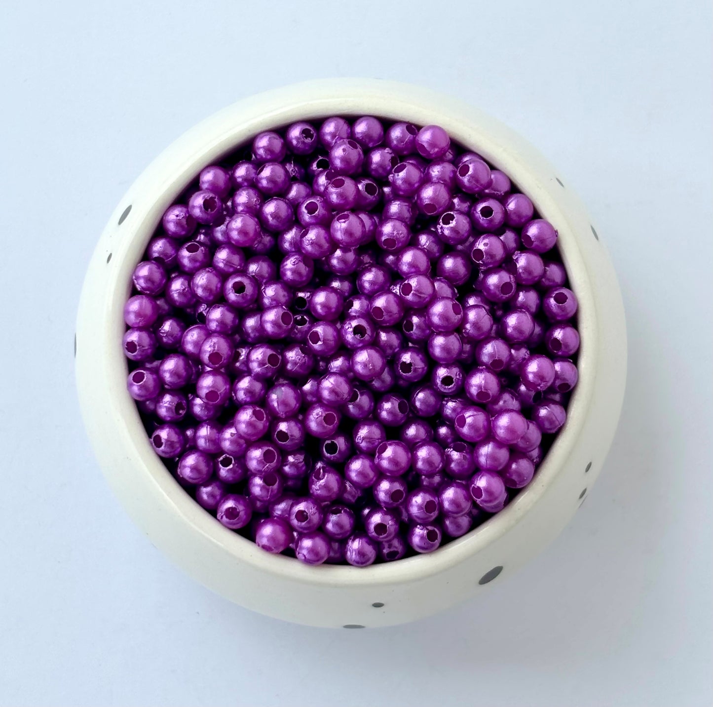 Violet Pearl Beads 3MM