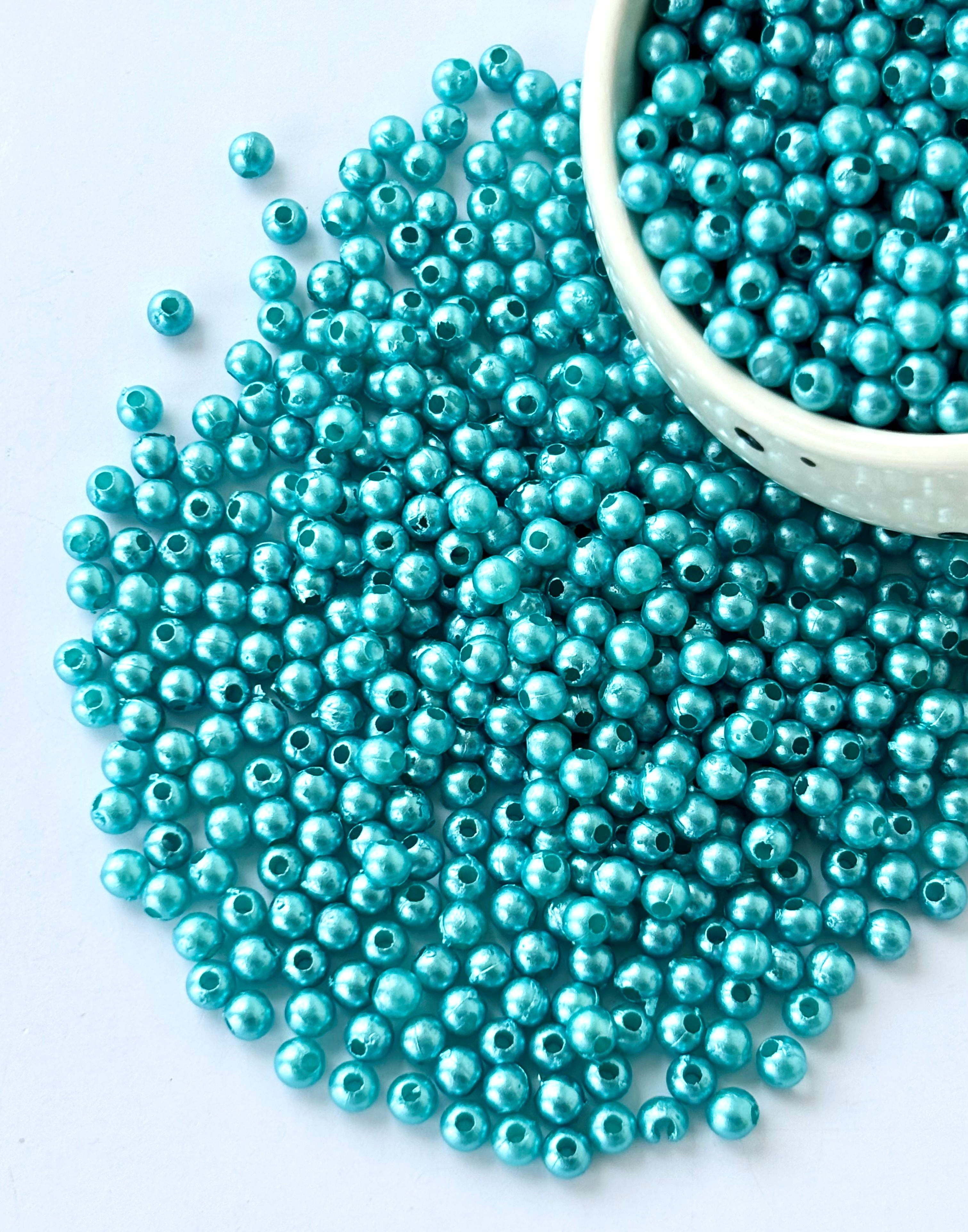 Blue Pearl Beads 3MM