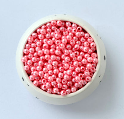 Pink Pearl Beads 3MM