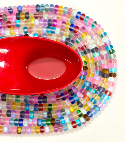 Dazzling Multi-Color Aura Quartz Beads