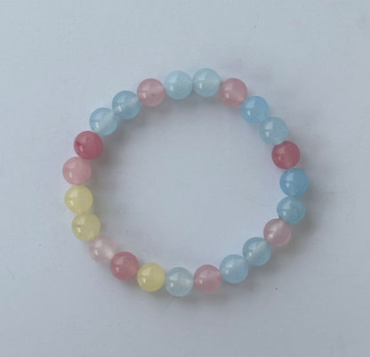 Morganite Bracelet - Divine Love and Emotional Healing Gemstone Jewelry