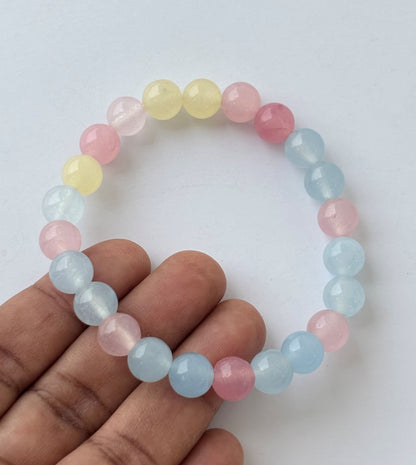 Morganite Bracelet - Divine Love and Emotional Healing Gemstone Jewelry