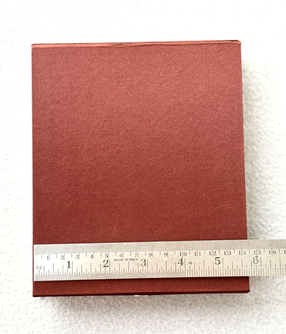 Elegant Brown and Cream Jewelry Gift Box