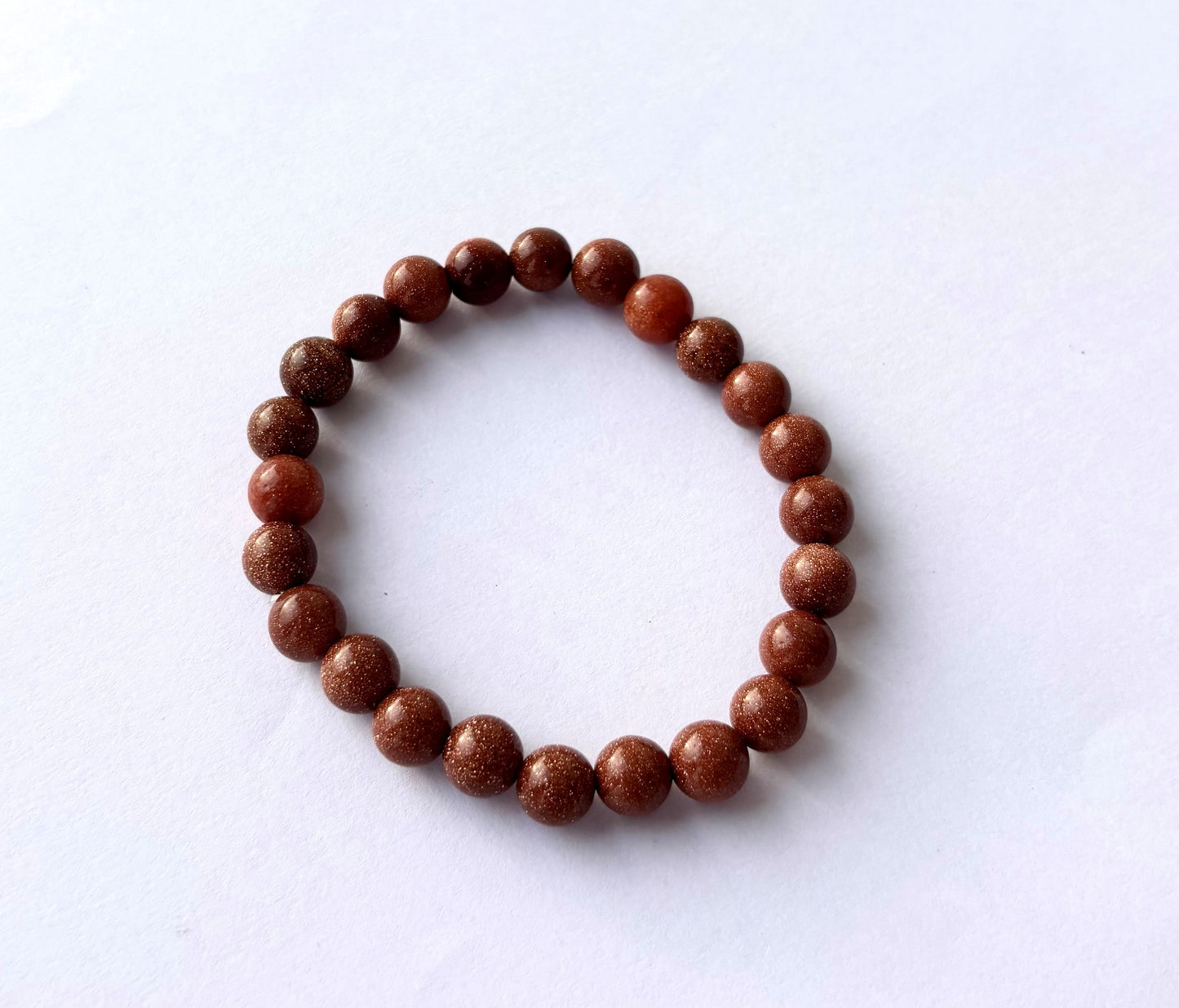 Brown Goldstone Gemstone Bracelet