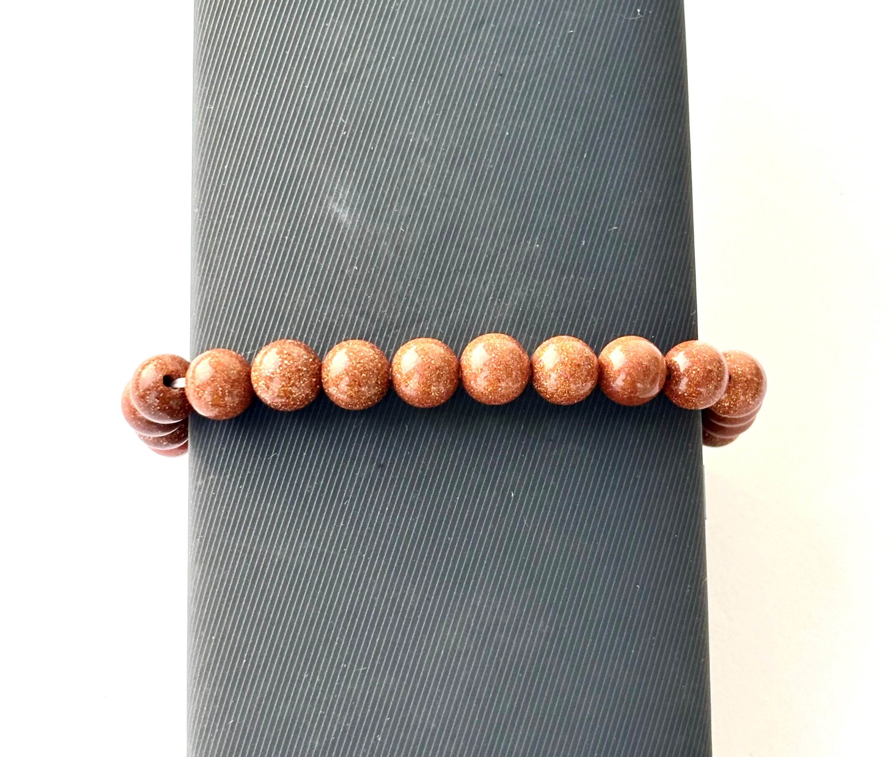 Brown Goldstone Gemstone Bracelet