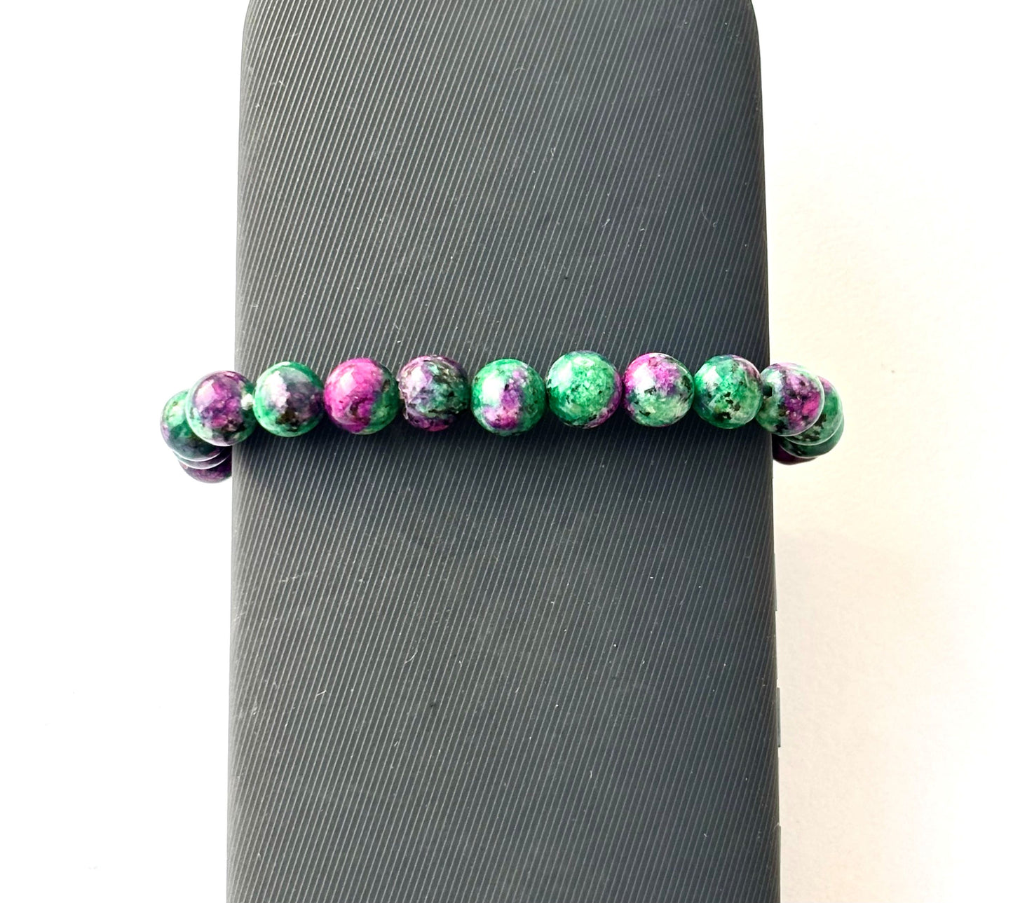 Natural Ruby Zoisite Gemstone Bracelet