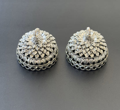 Layered Leaf Design Jhumka Base