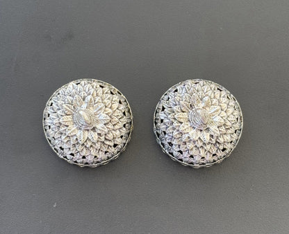 Layered Leaf Design Jhumka Base