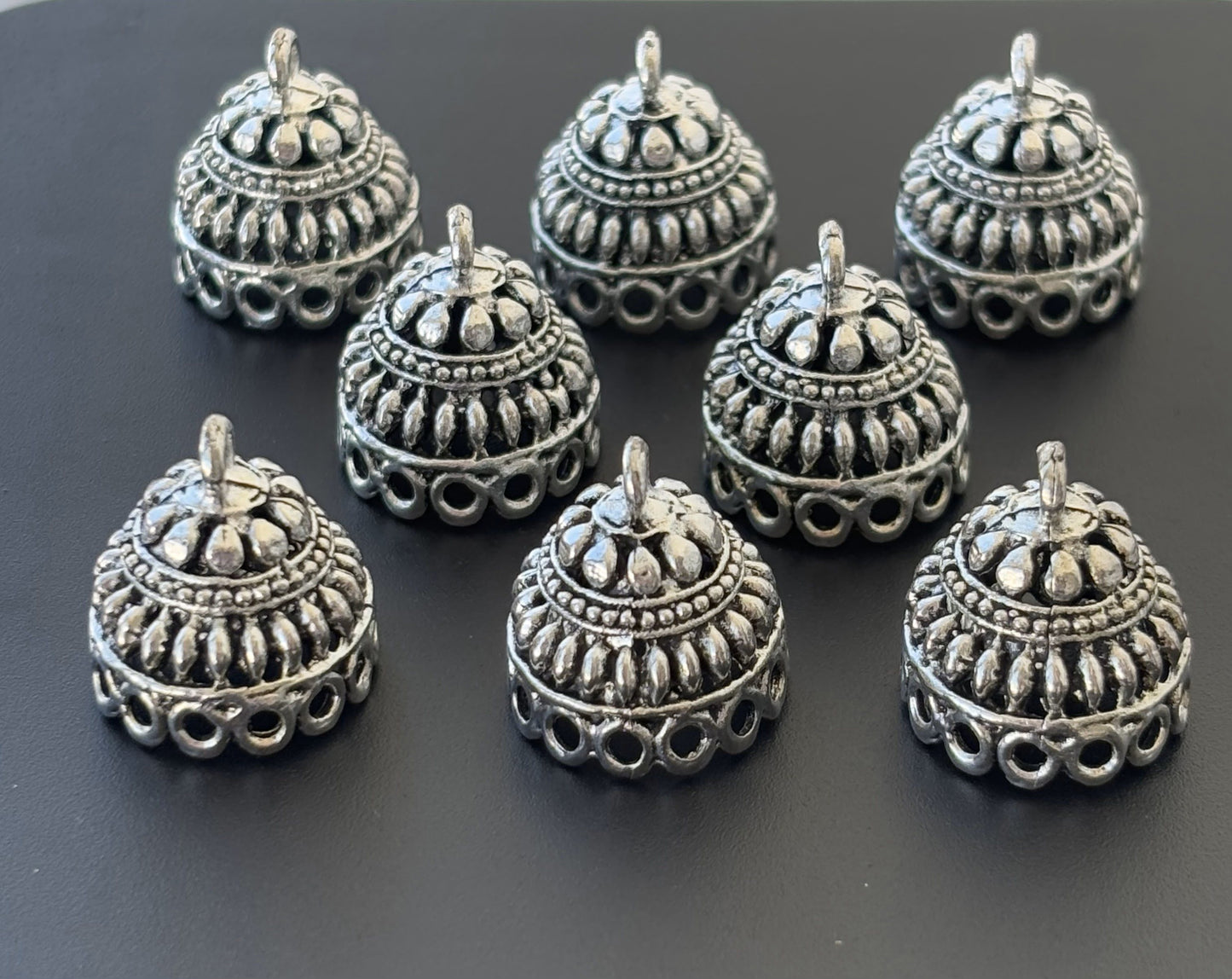 Traditional  Floral Dome Jhumka Base