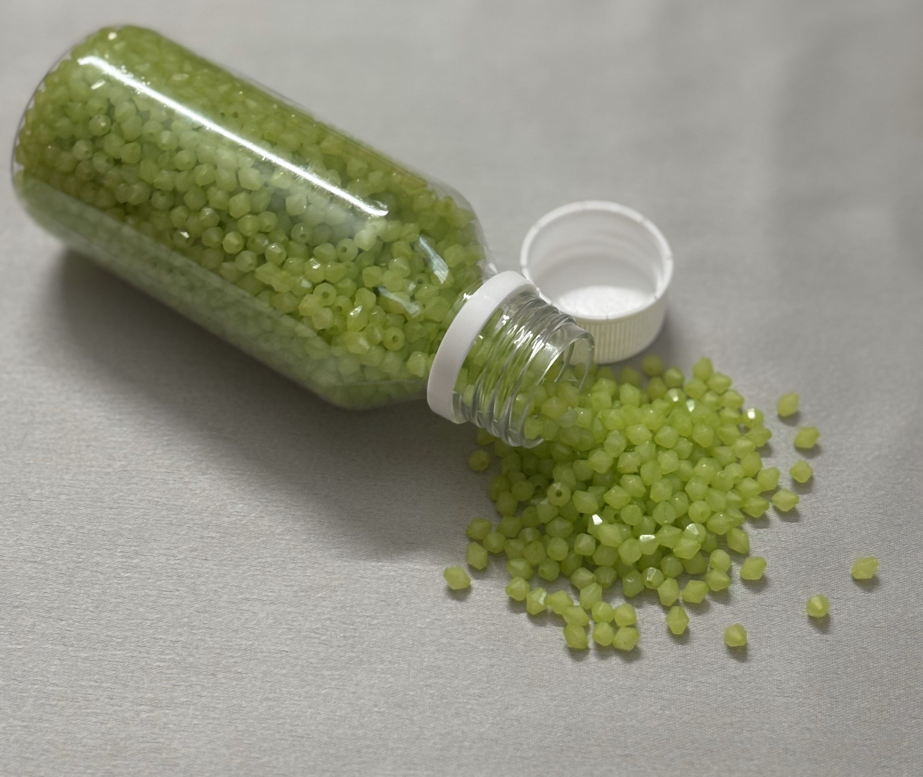 Light Green Bicone Beads