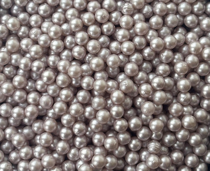 Light Pink Pearlized Round Decoration Beads - Non-Hole Craft and Filler
