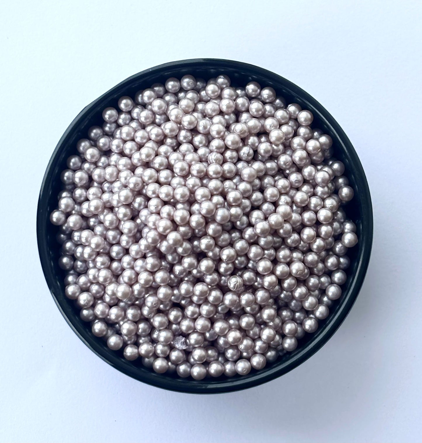 Light Pink Pearlized Round Decoration Beads - Non-Hole Craft and Filler