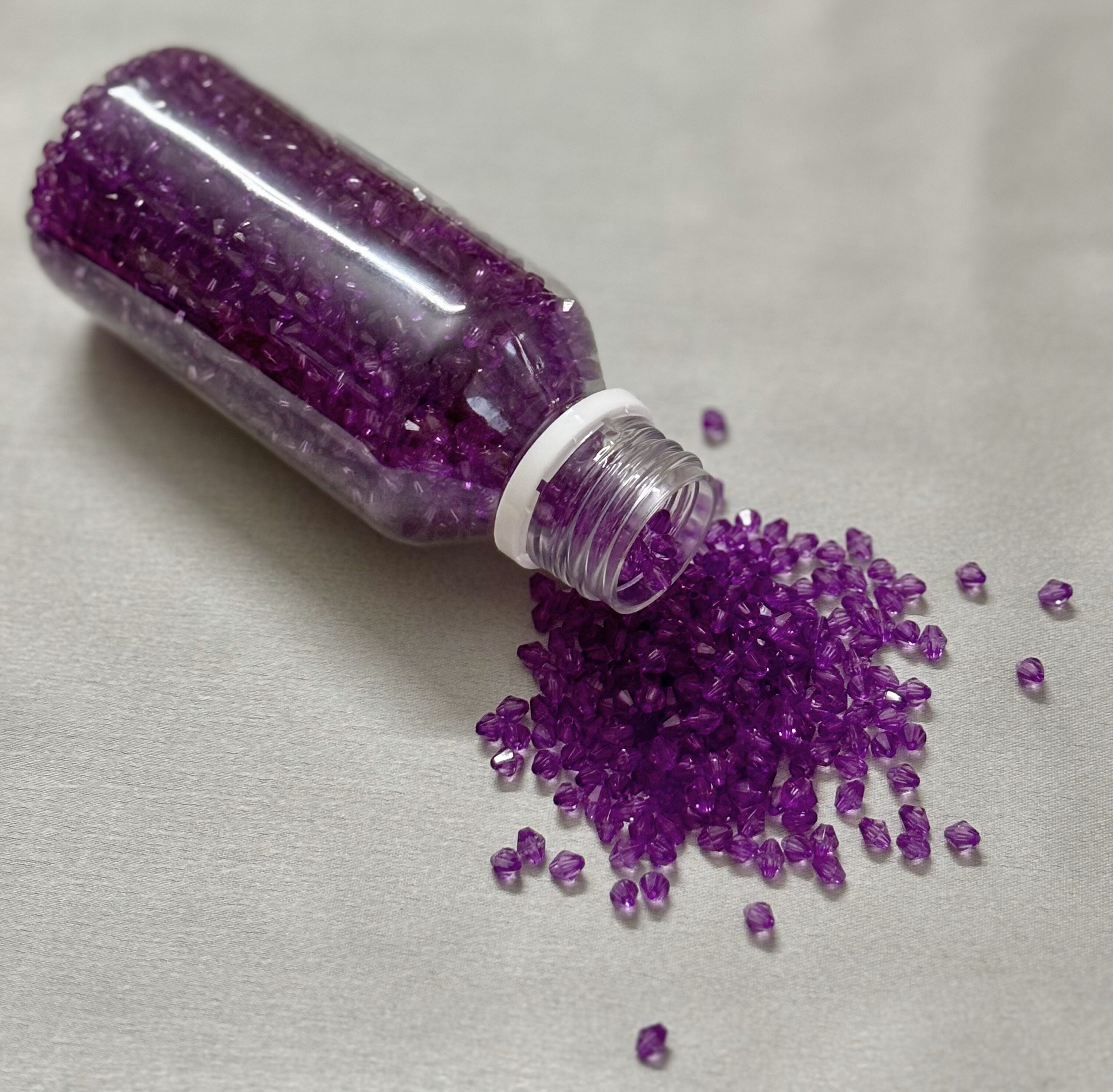 Magenta Bicone Beads