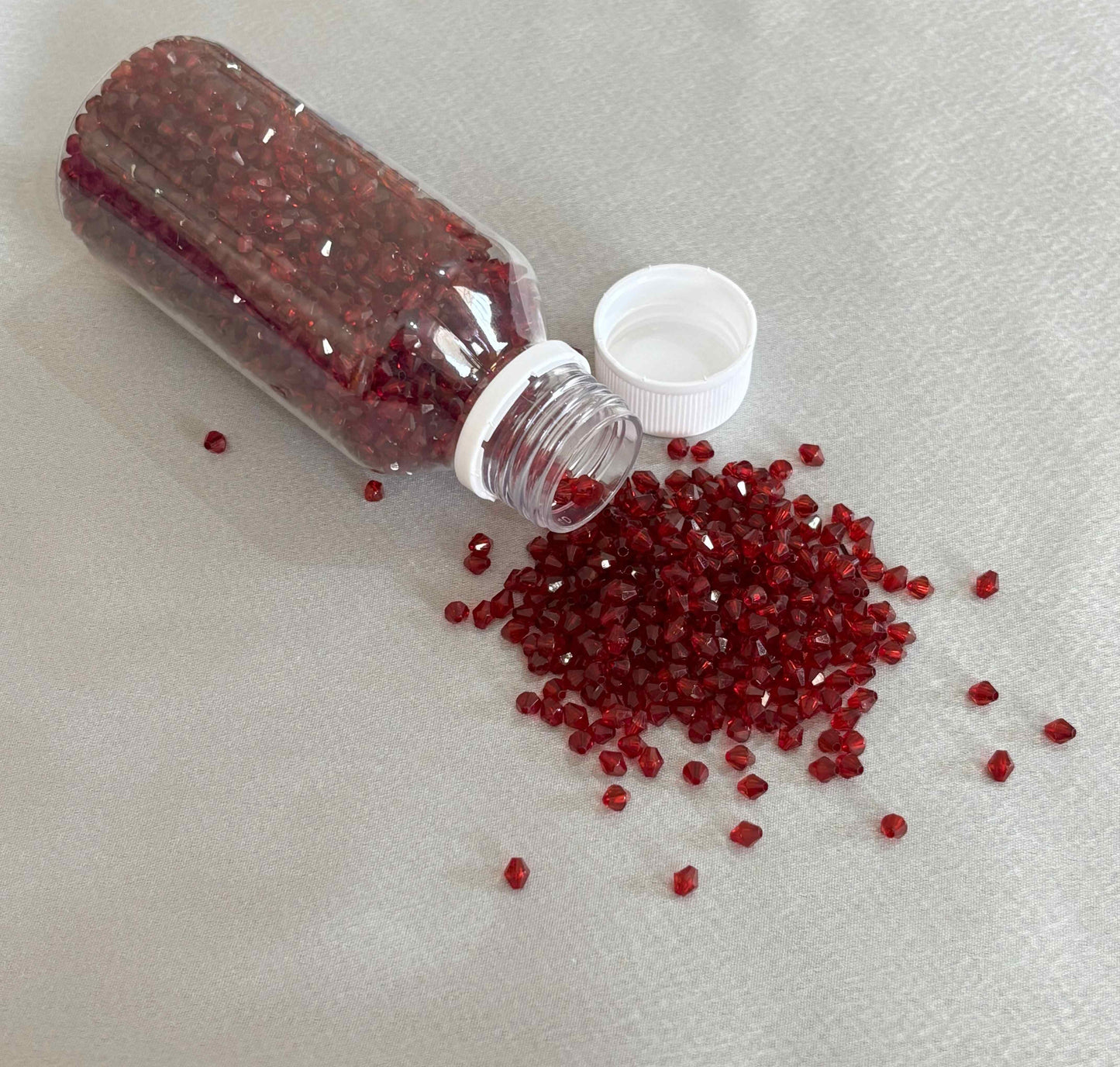 Maroon Bicone Beads