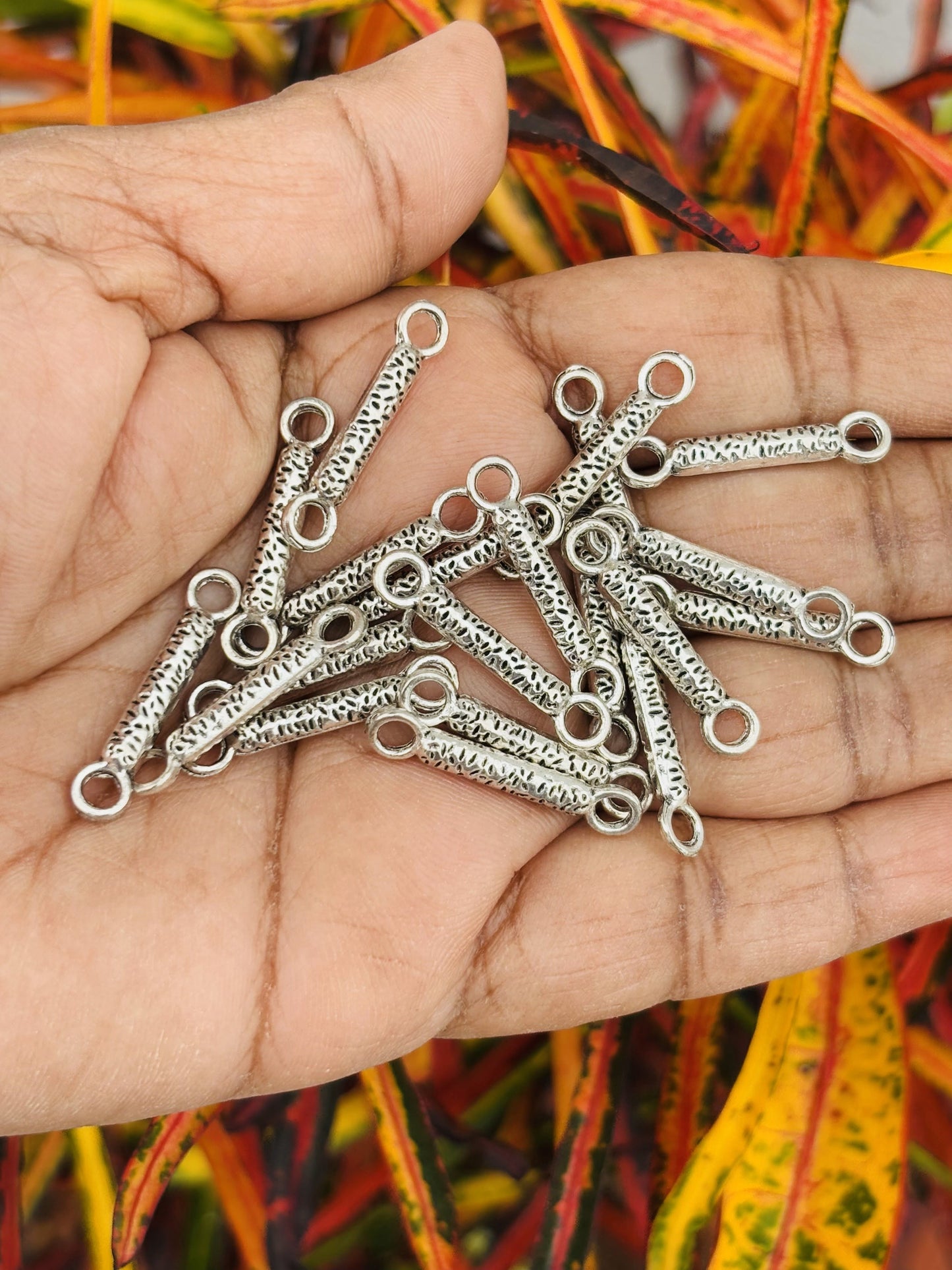 Openwork Loop Designs Vintage Metal Beads