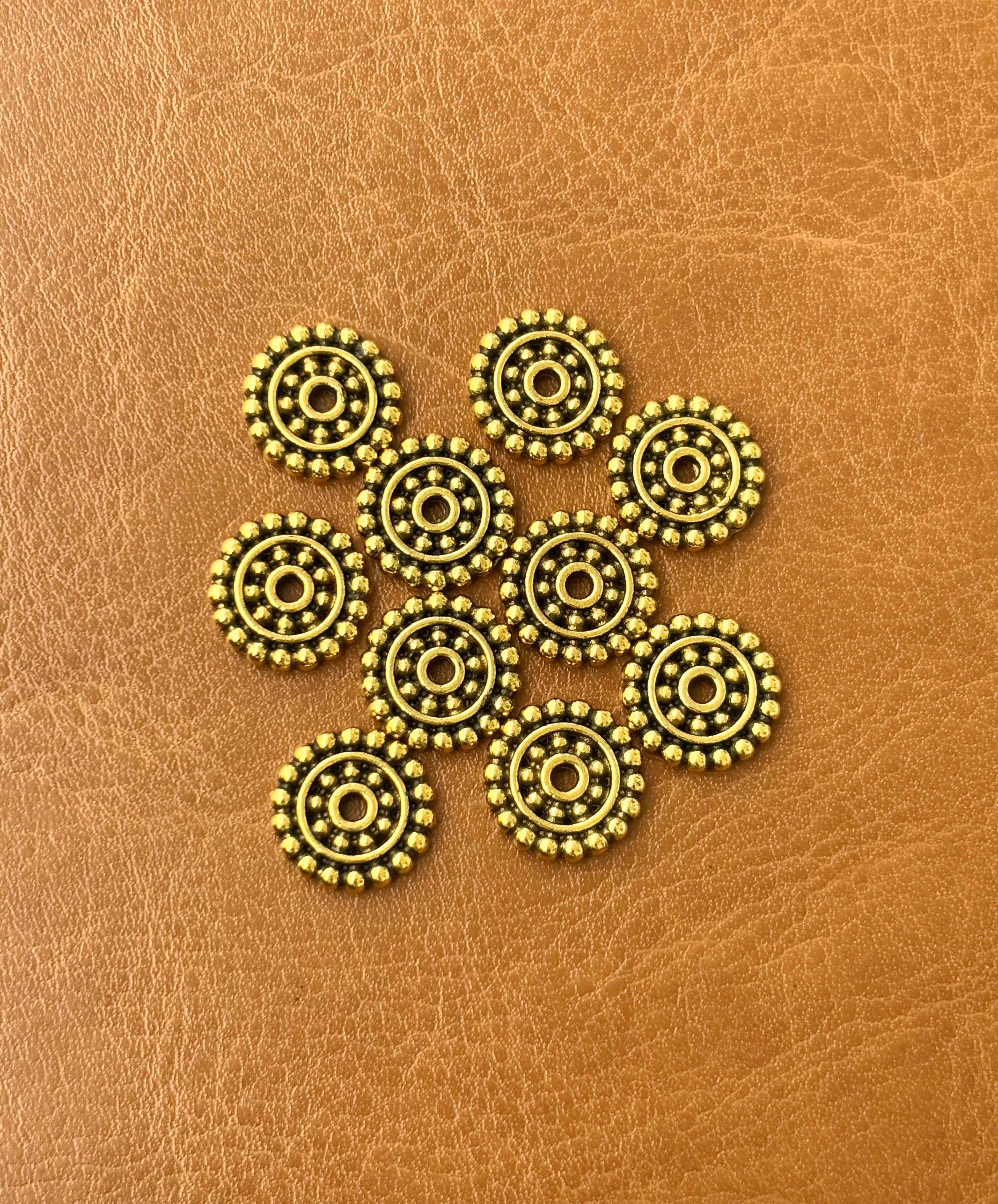 Exquisite Gold Bead Connectors