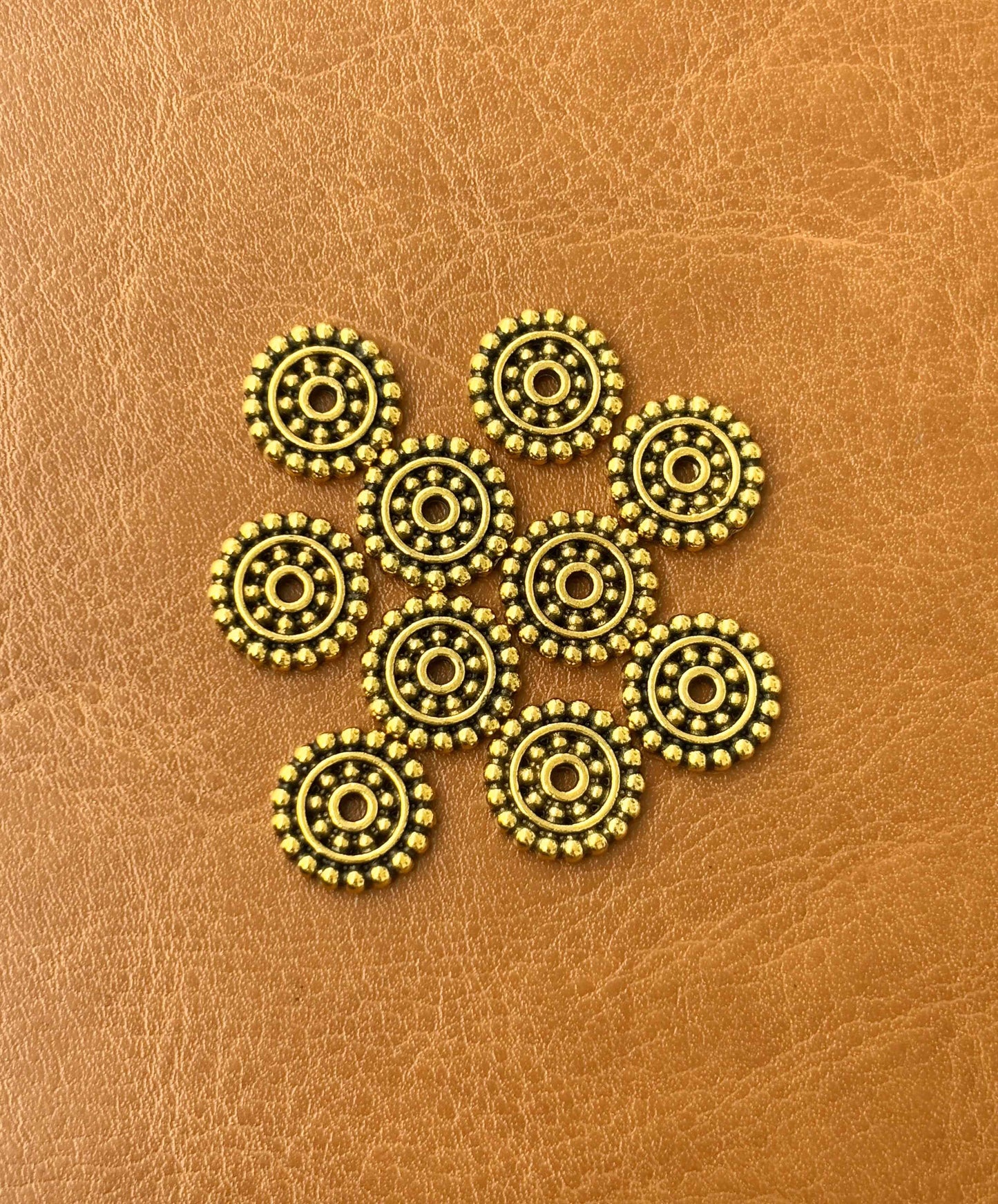 Exquisite Gold Bead Connectors