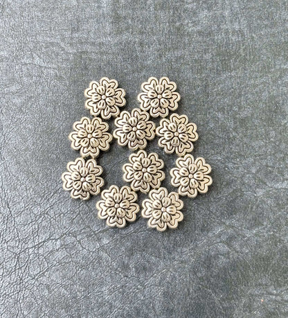 Intricate Interwoven Loop Detailing Metal Beads