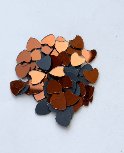 Red Fancy Shape - Heart Cut Mirrors