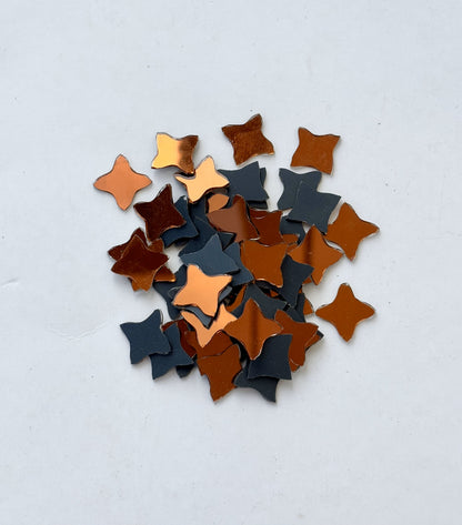 Red Fancy Shape - Ninja Cut Mirrors