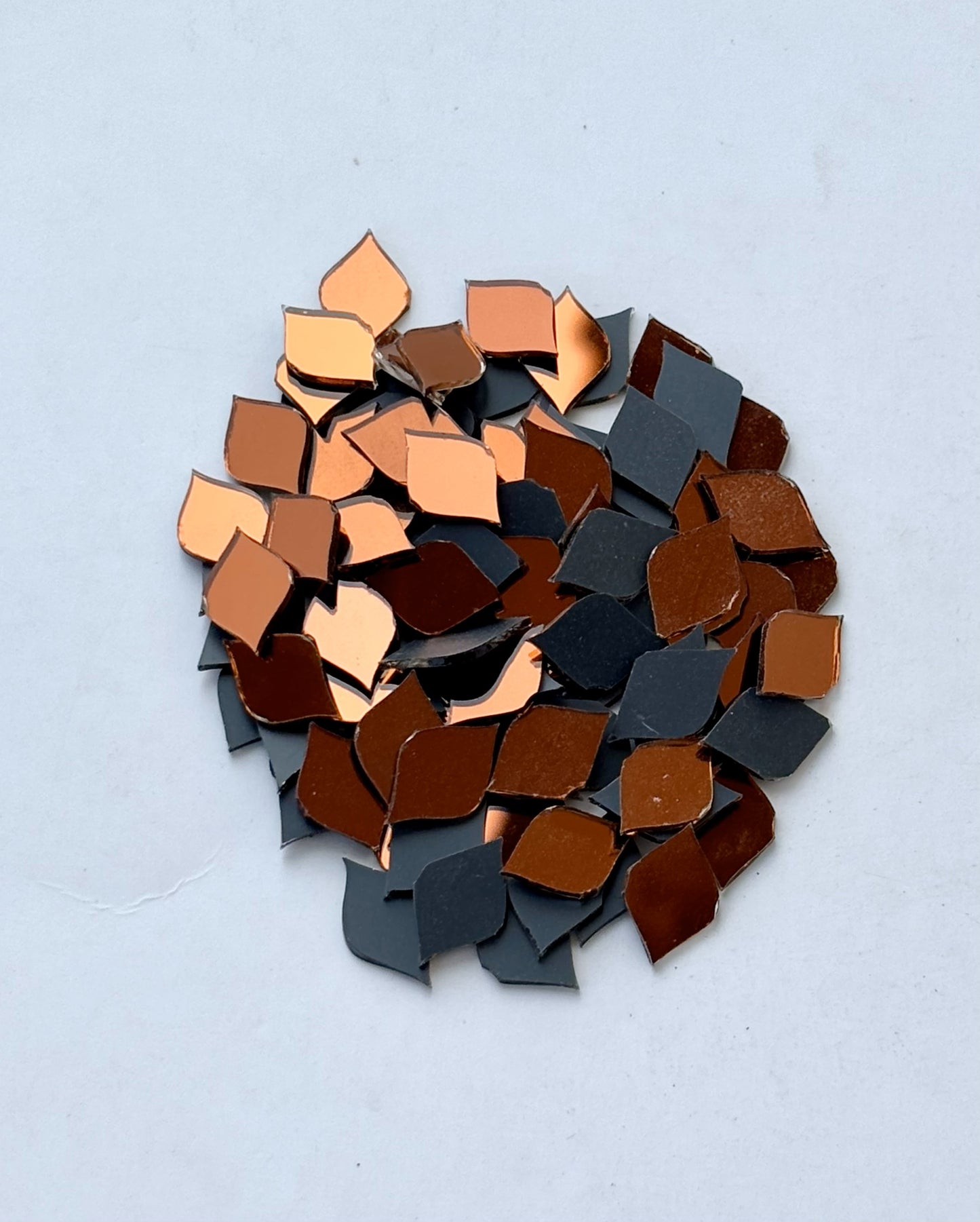 Red Fancy Shape - S Cut Mirrors Small