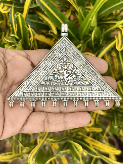 Tribal Triangle Pendant