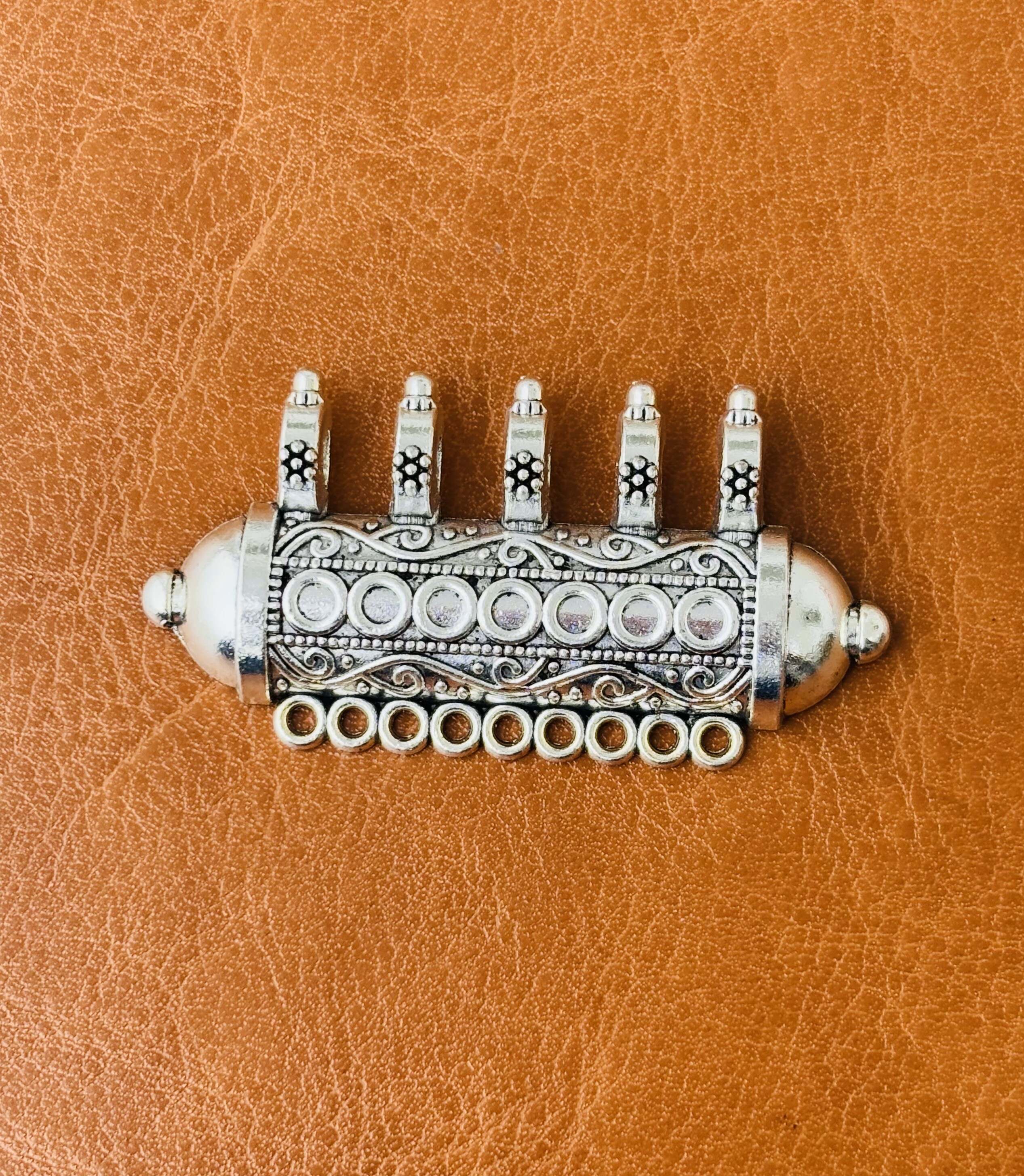 Timeless Tribal Elegance Handcrafted Silver Pendant