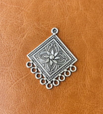 Intricate Silver Pendant