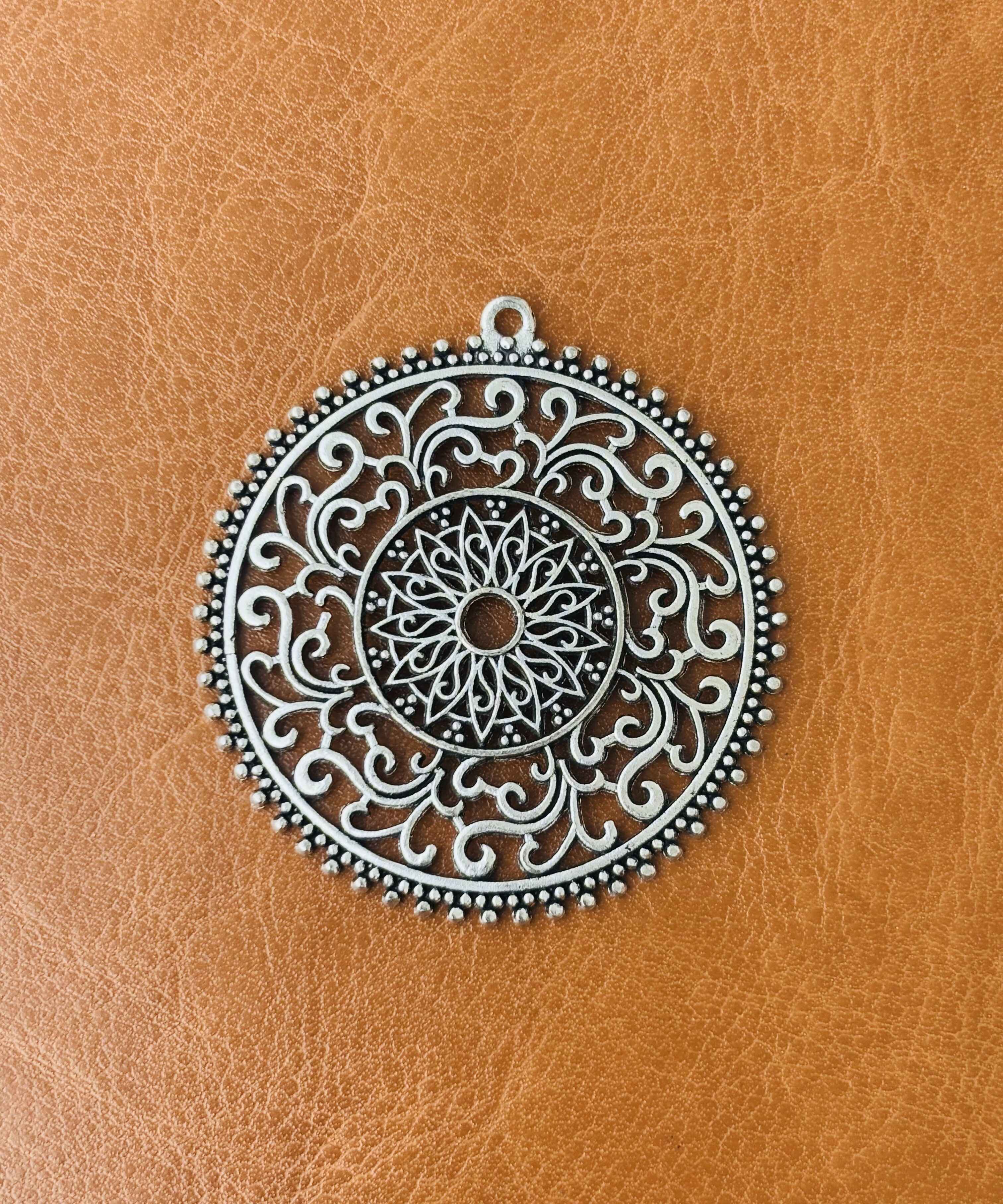 Heritage Unveiled - Exquisitely Crafted Antique Silver Pendant