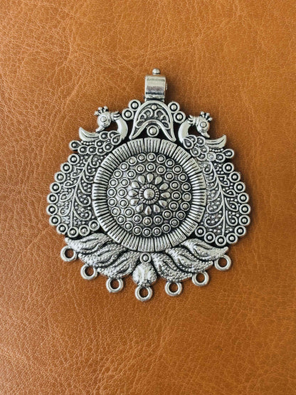 Bird and Circular Motifs Pendant