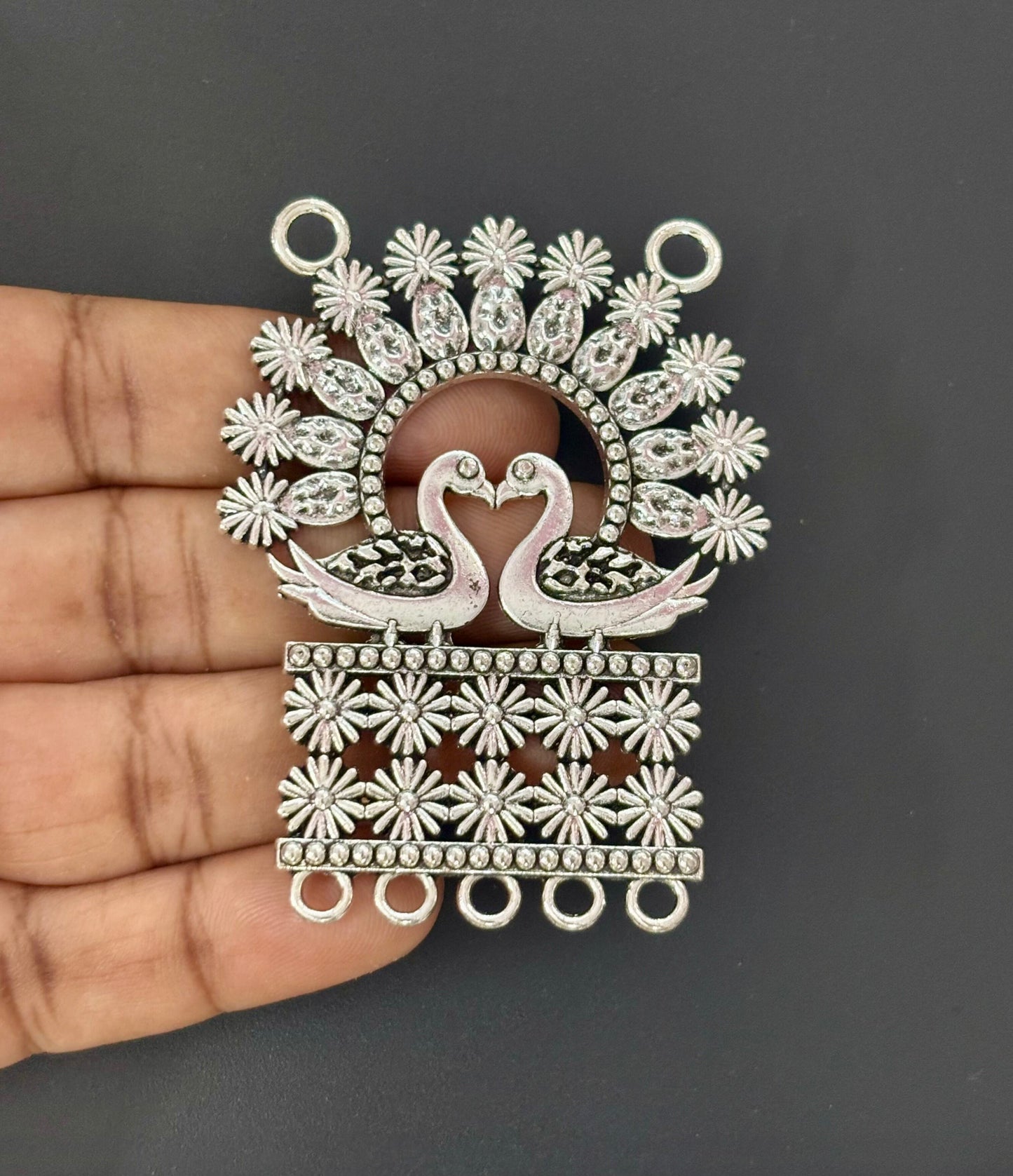 Bird and Circular Accents Pendant