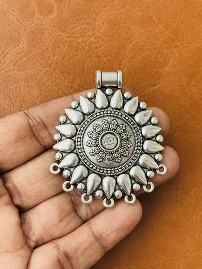 Sunflower Mandala Pendant
