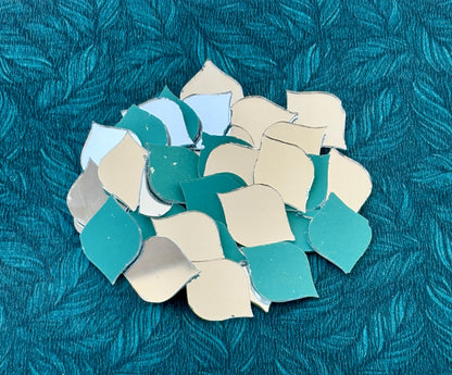 Silver Fancy Shape - S Cut Mirrors Large