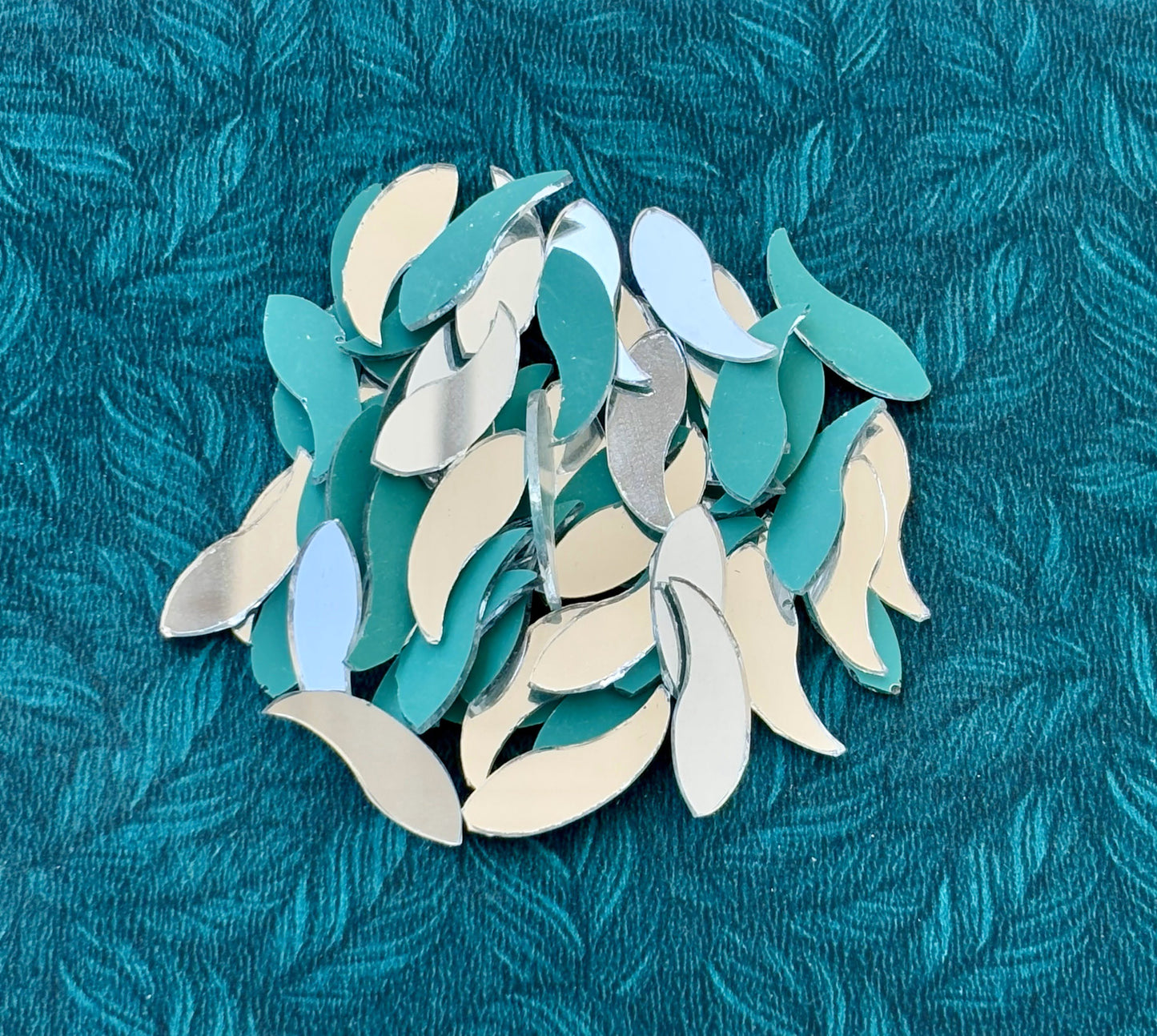 Silver Fancy Shape - Fish Cut Mirrors