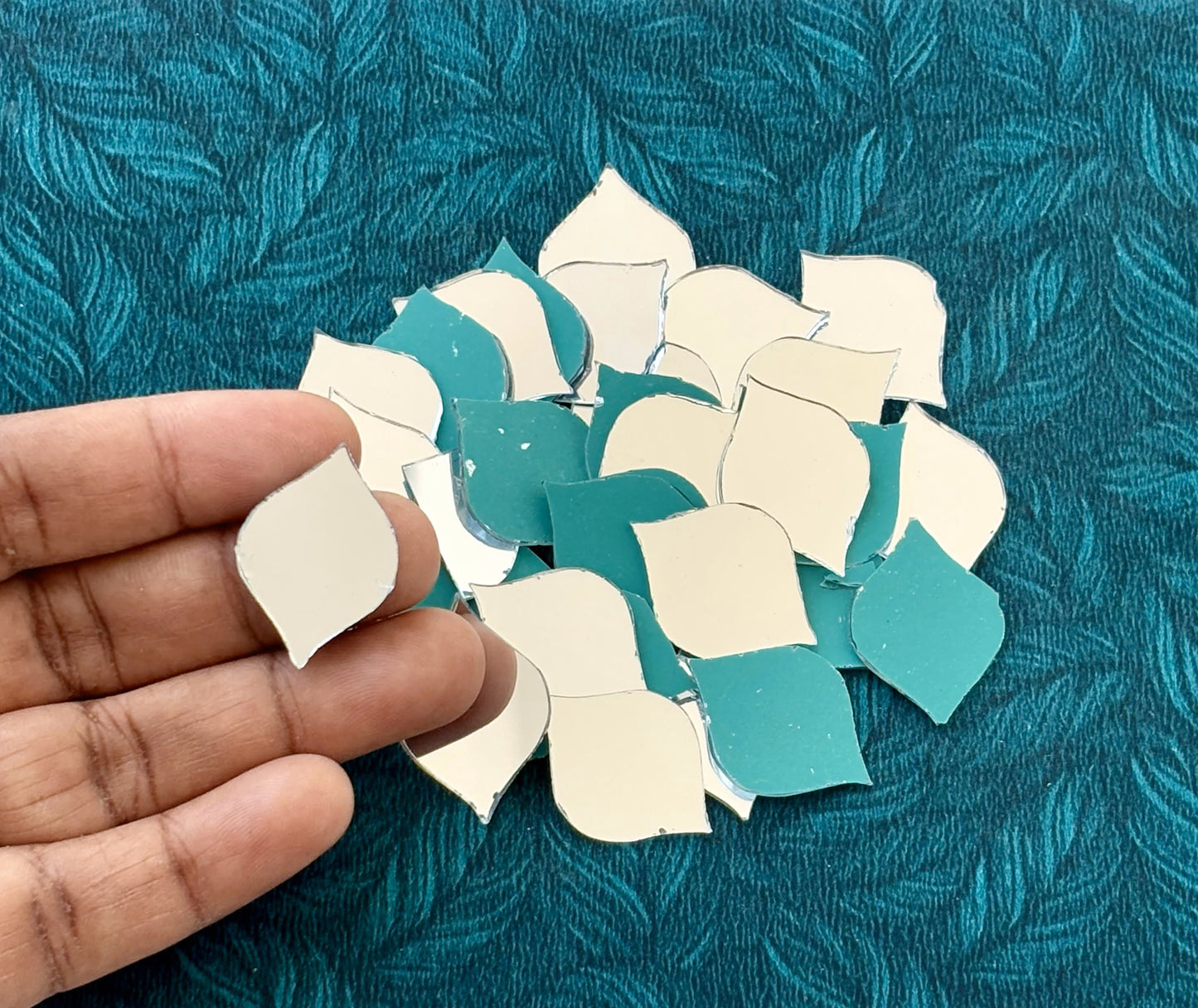 Silver Fancy Shape - S Cut Mirrors Large